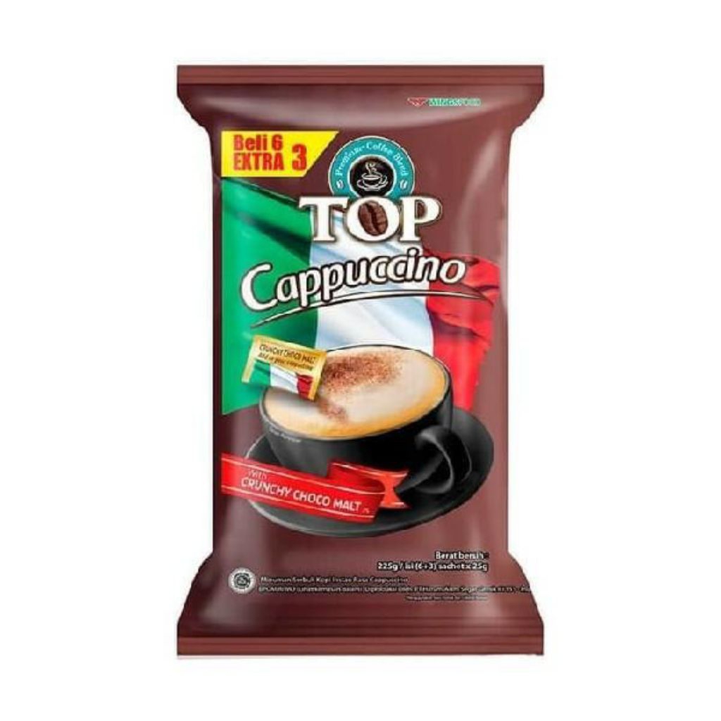 

Top Coffee Kopi Cappuccino 6+3x25gr
