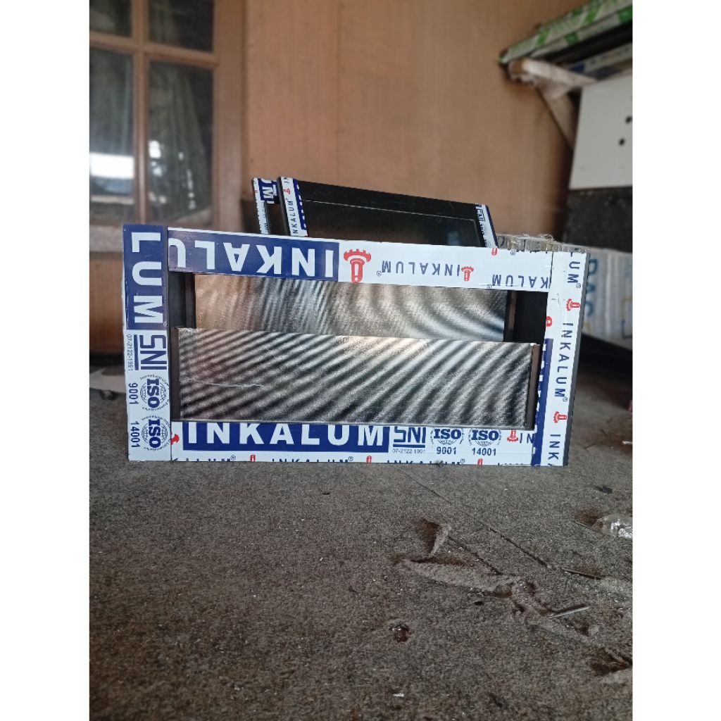 LOSTER ANGIN ALUMUNIUM KACA MATI BISA CUSTOM UKURAN