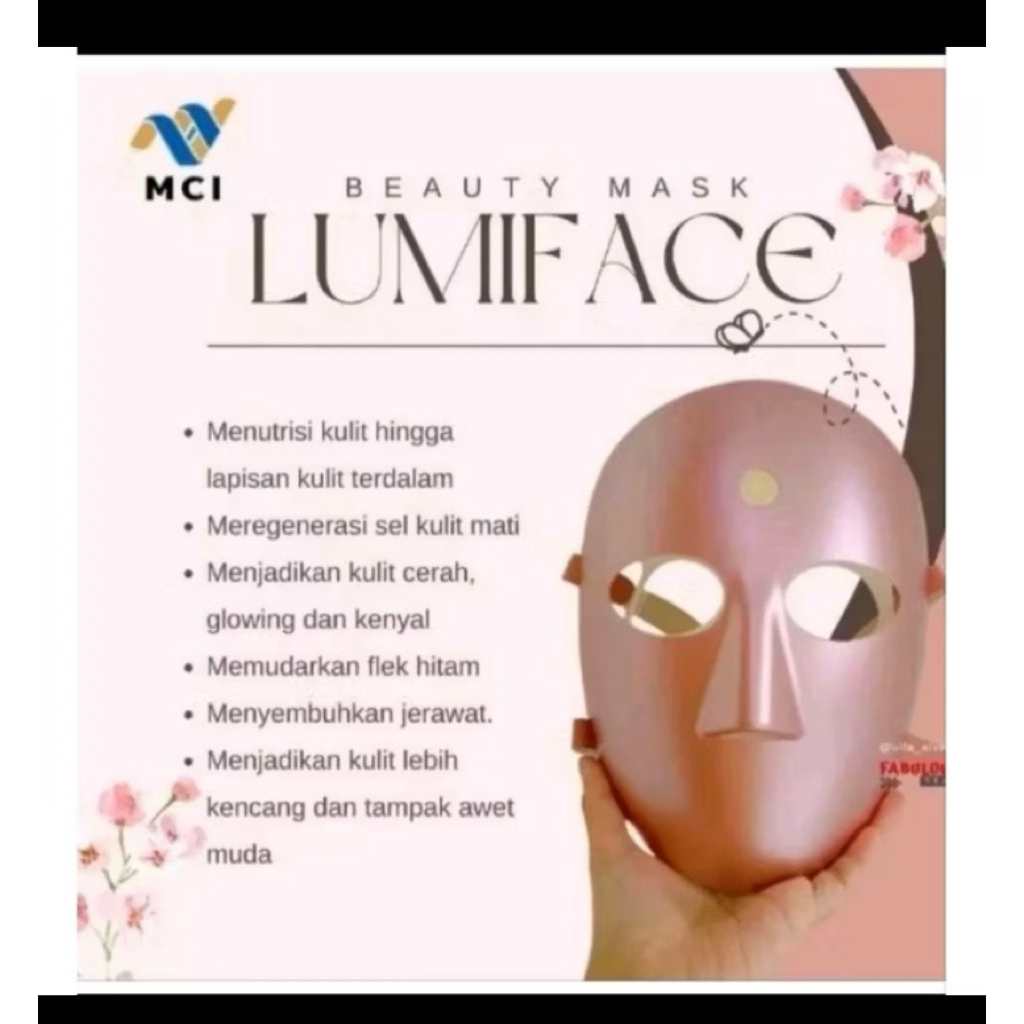 Lumiface Beauty mask Preloved Mci boleh nego
