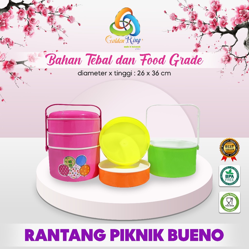 RANTANG PIKNIK OKE / Rantang Susun / Rantang Besar Rantang Piknik / Rantang serbaguna