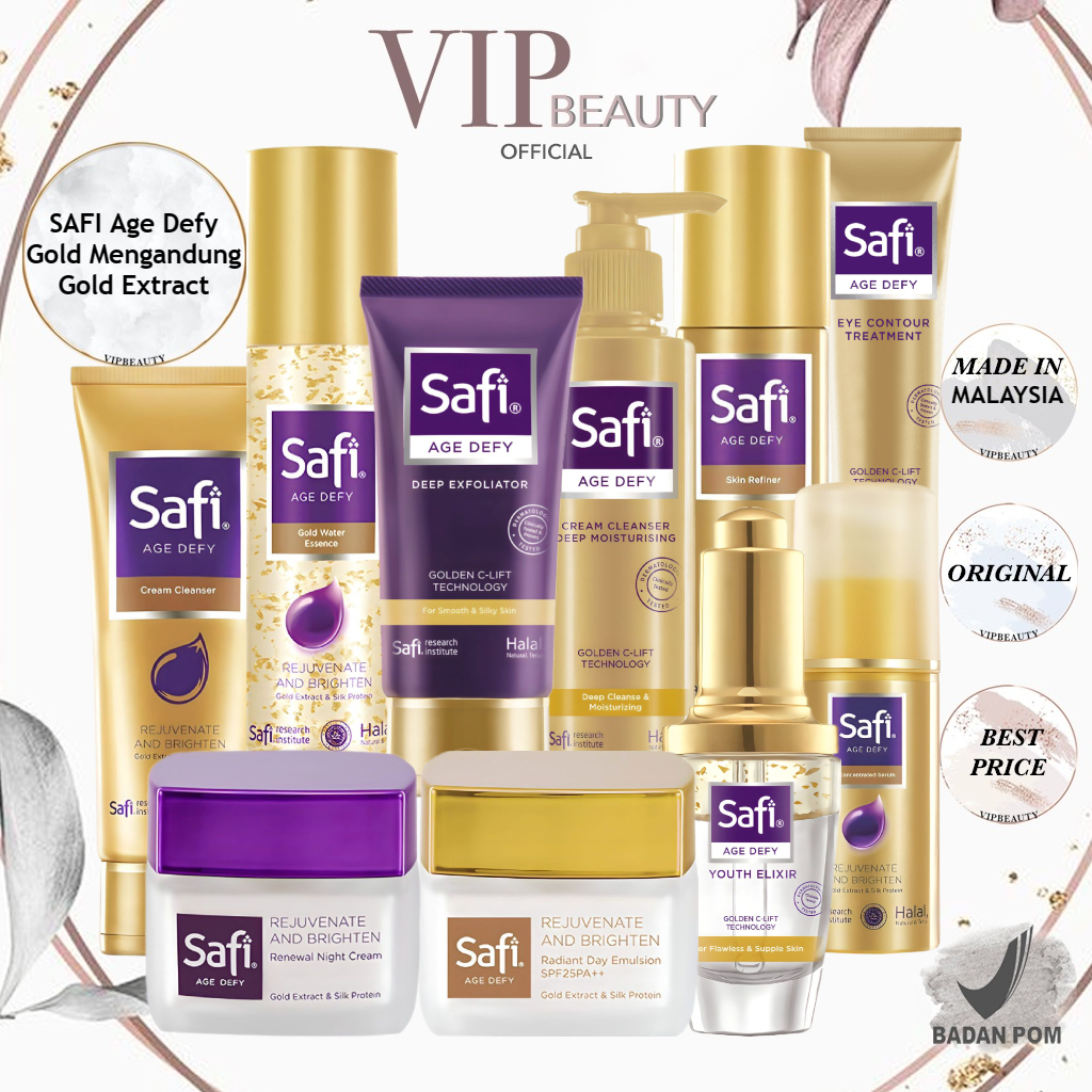 SAFI Age Defy Gold Water Essence / Safi Gold Water Essence | skincare anti aging, safi age defy gold