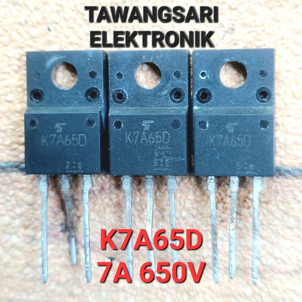 Mosfet K7A65D Tr Fet K7A65D Original Cabutan 7A 650V