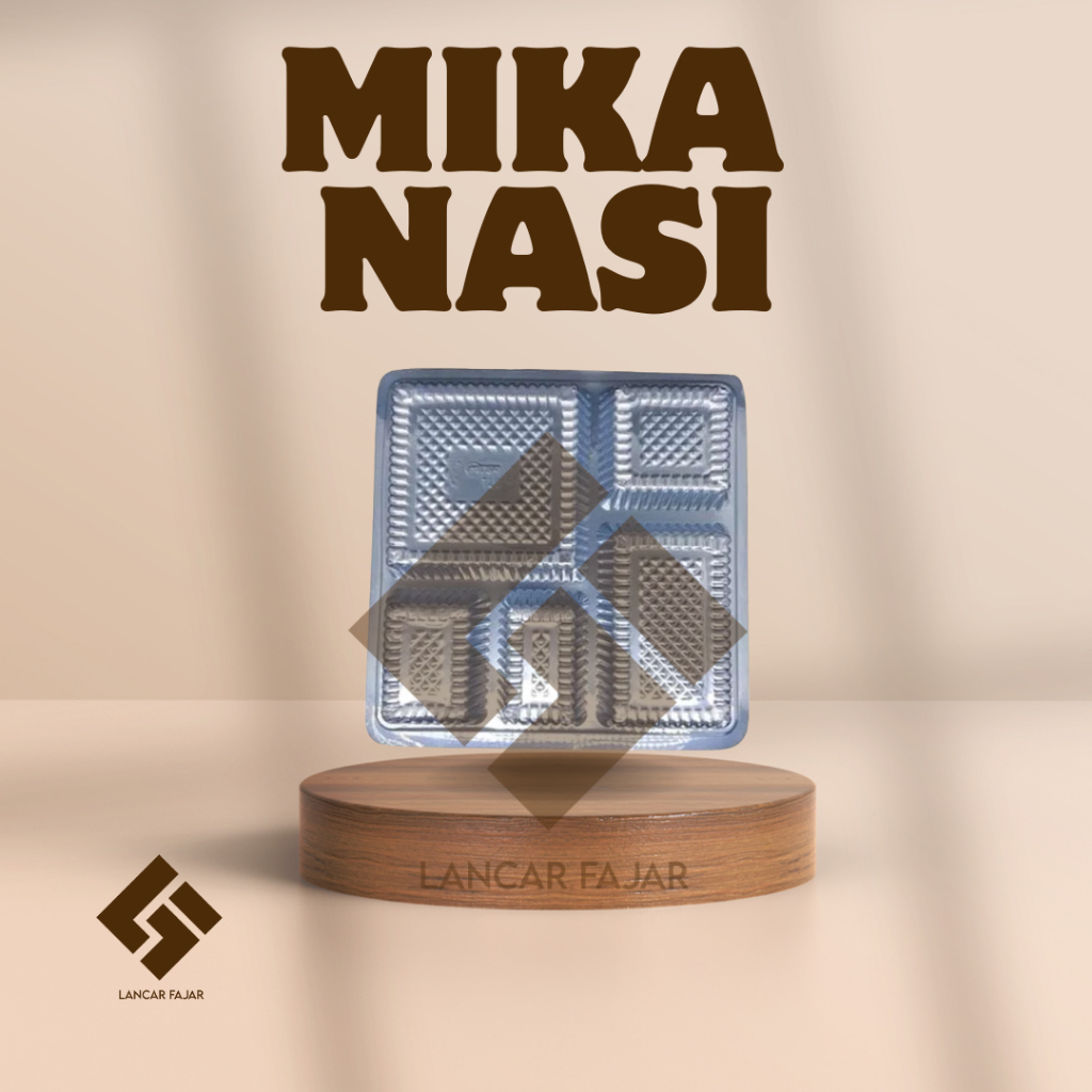 [100 biji] MIKA NASI KATERING 22x22 / MIKA NASI SEKAT 5 / MIKA PREMIUM UNTUK DUS MAUPUN THINWALL / M