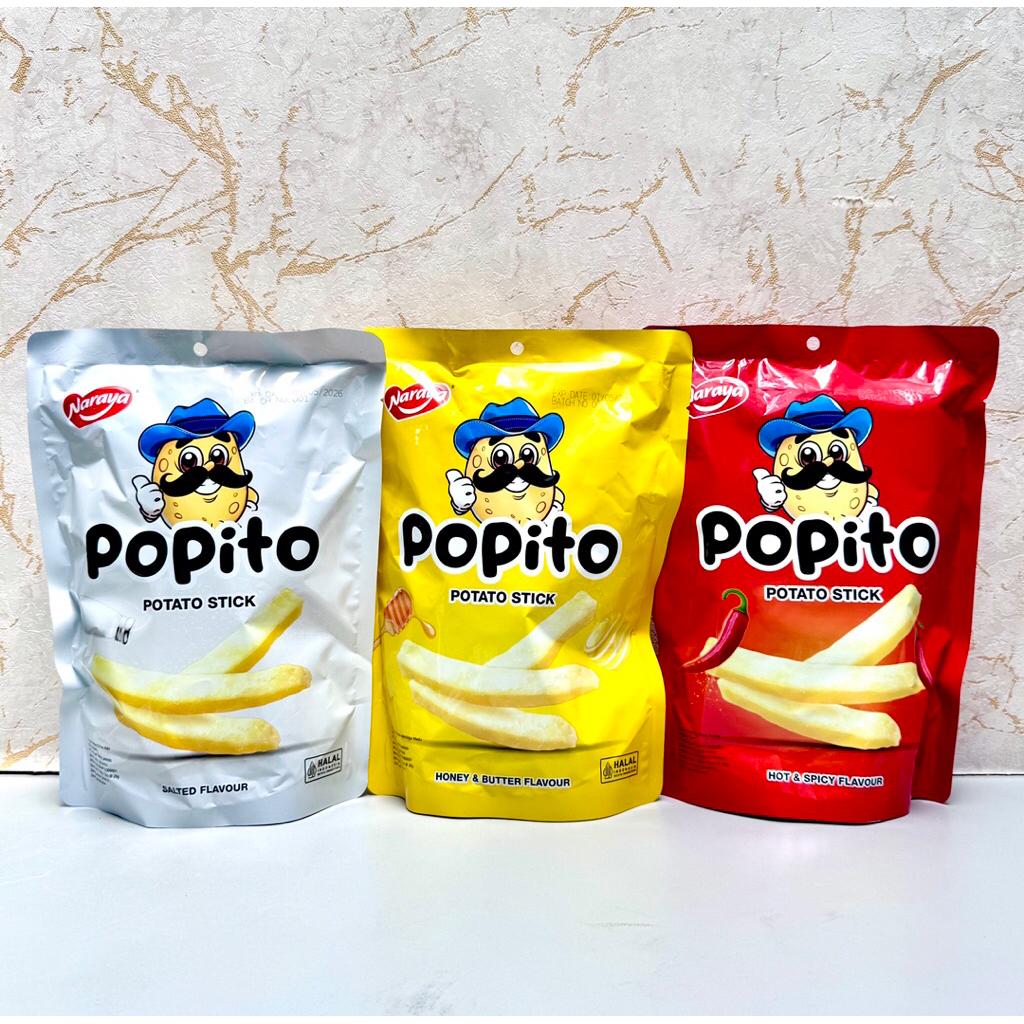 

Naraya Popito Potato Stick Kentang Salted Honey Butter Spicy