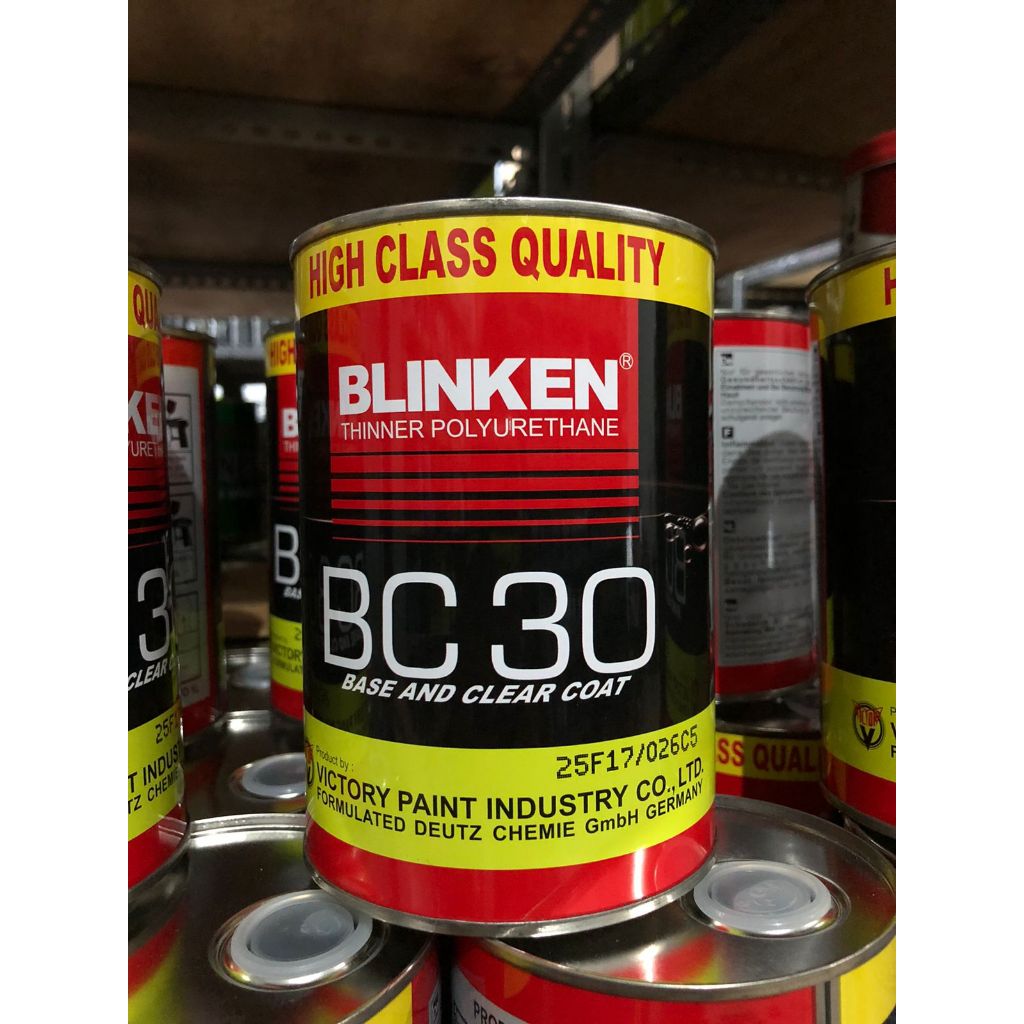 

Thinner Polyurethane Blinken BC 30 Base & ClearCoat Terbaik / Kemasan 1 Liter / Thinner