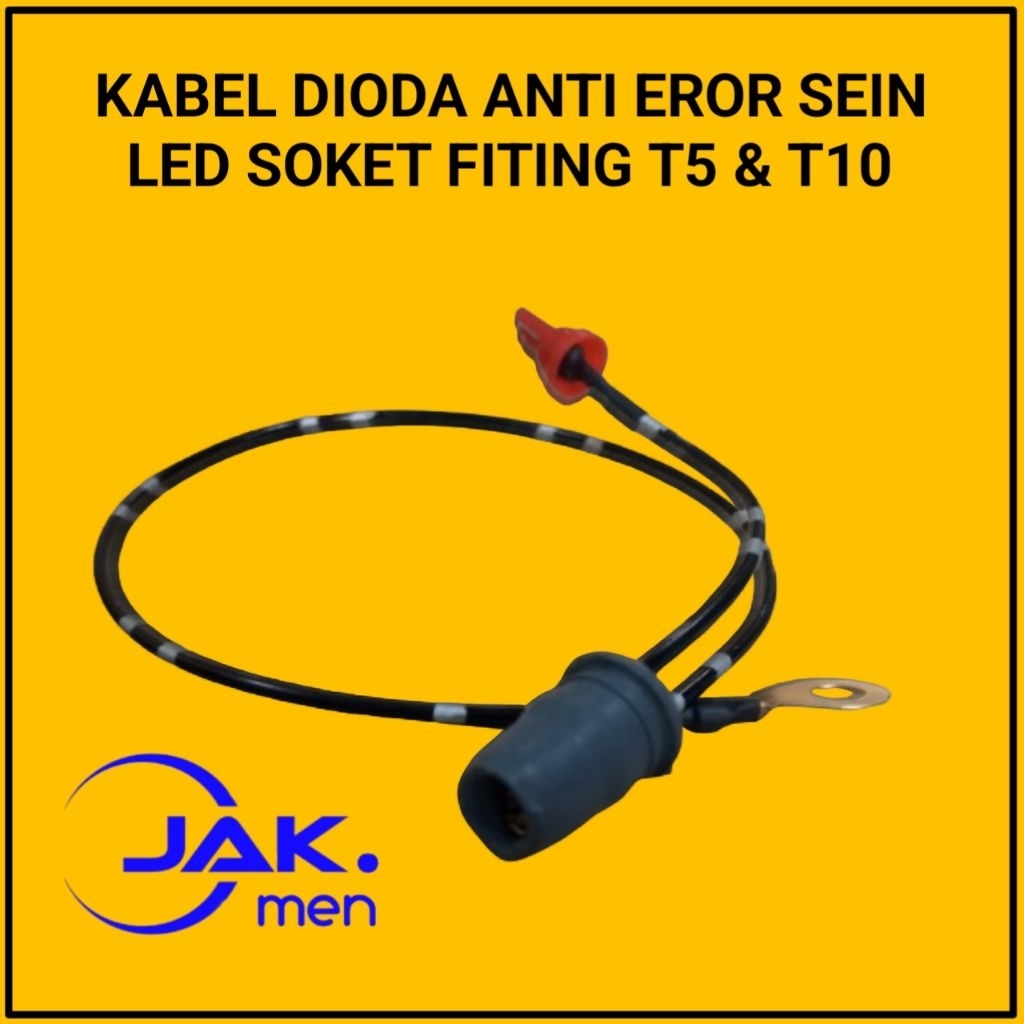 Kabel fiting soket dioda sein LED anti error fiting indikator sein motor