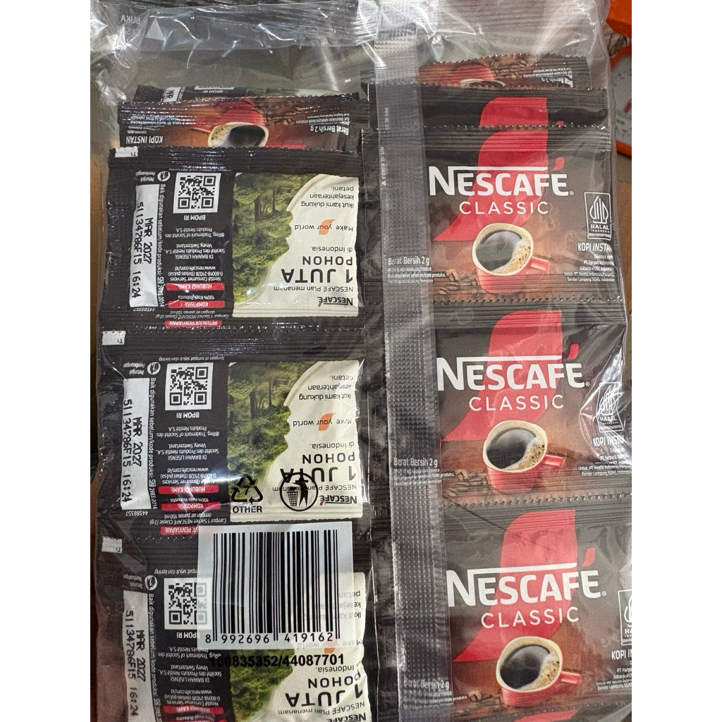 nescafe classic sachet