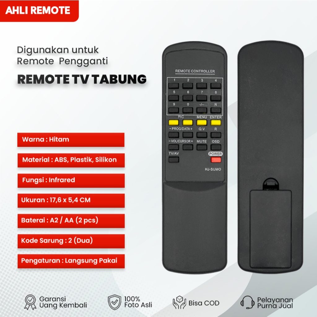 Remote Tv Tabung / Remot Sumo Tabung CRT