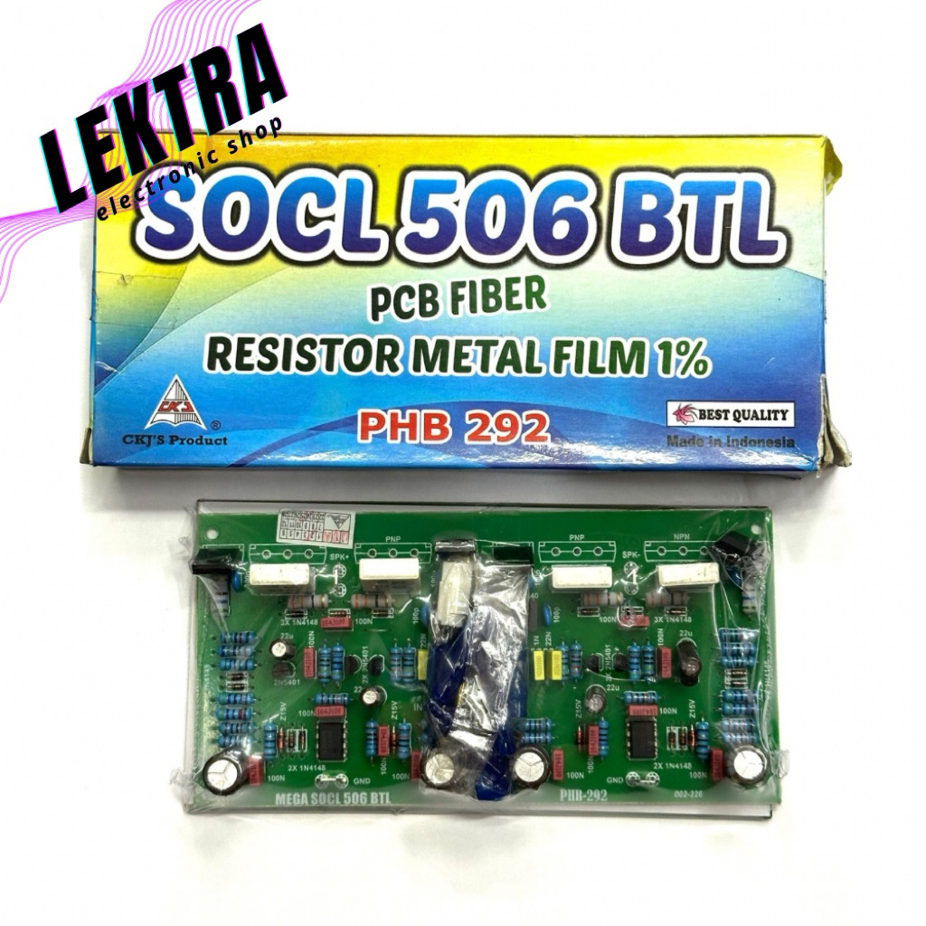 Kit PHB 292 SOCL 506 BTL PCB Fiber Resistor Metal Film 1% CKJ