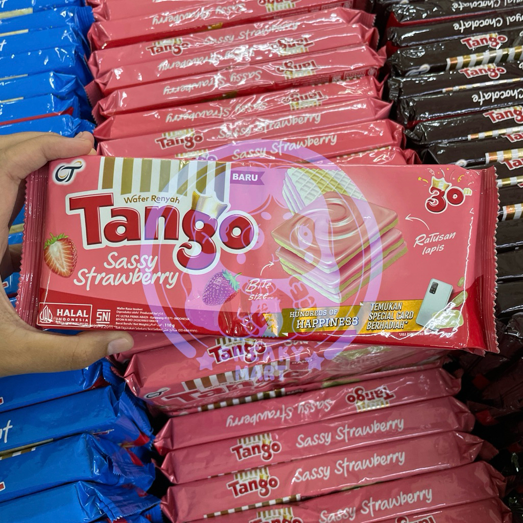 

[Buy2Get1FREE] Tango wafer cokelat vanilla strawberry