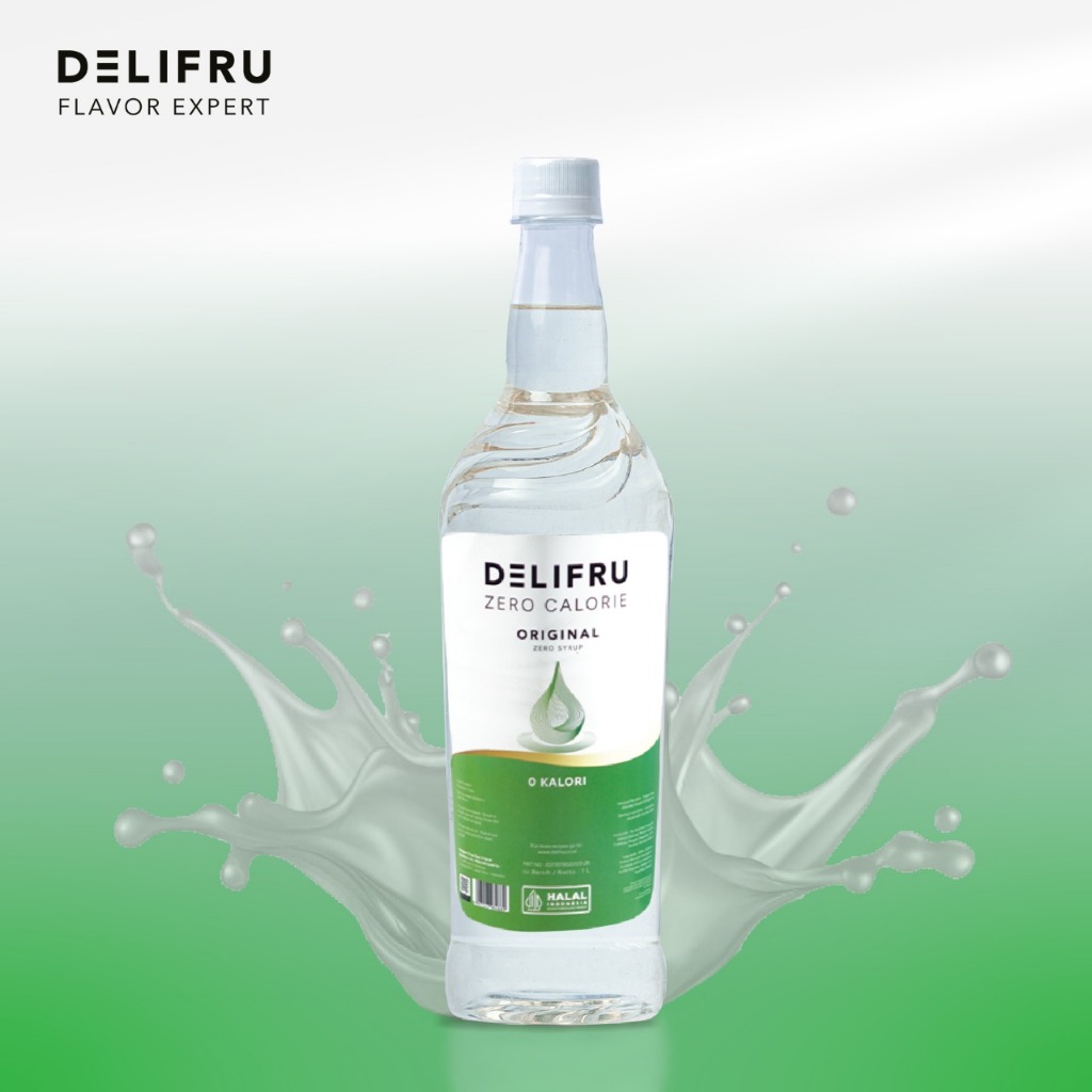 

Syrup Zero Calorie Sugar Free Plain Delifru 1 Liter - Sirup Bebas Gula 0 Kalori Original