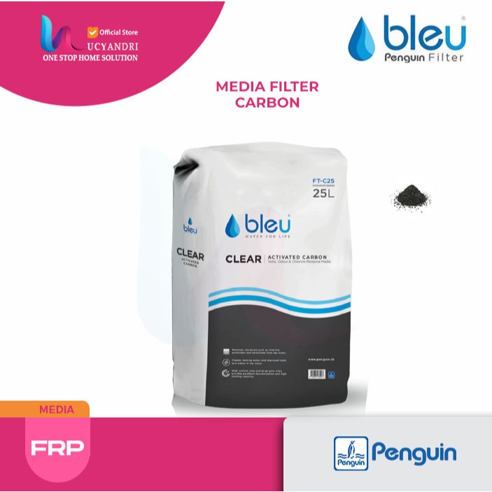 Media Filter Air FRP Activated Carbon (Clear) | Tabung Filter Arang Aktif Media Filter Air Bersih Be