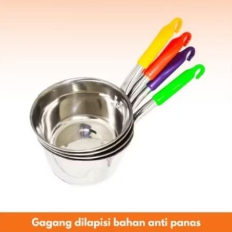 BMW PANCI GAGANG WARNA WARNI 18CM | PANCI MIE STAINLESS | PANCI MASAK MIE