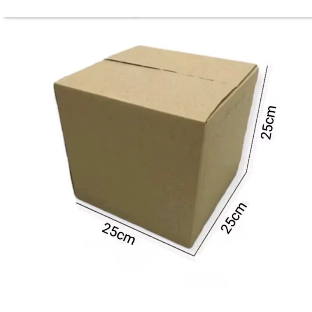 

Karton Kardus Box uk 25x25x25 cm... single wall model indomie