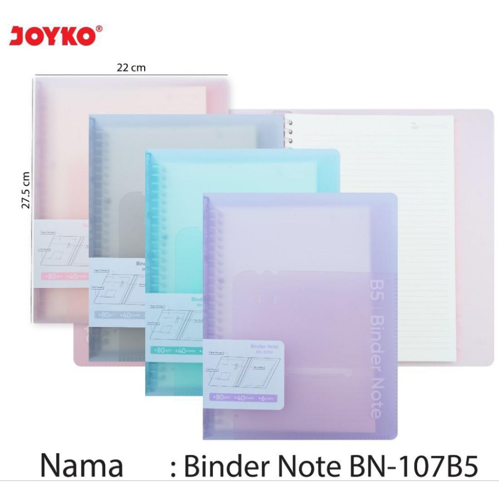 

Map Binder Note Joyko B5 BN-107 (1pcs)