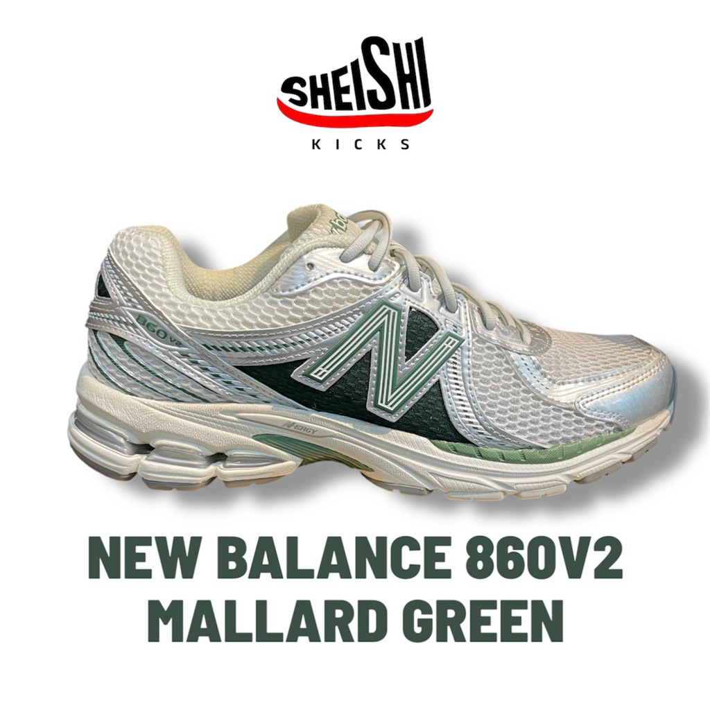 Sepatu Sneakers Pria New Balance 860v2 Mallard Green