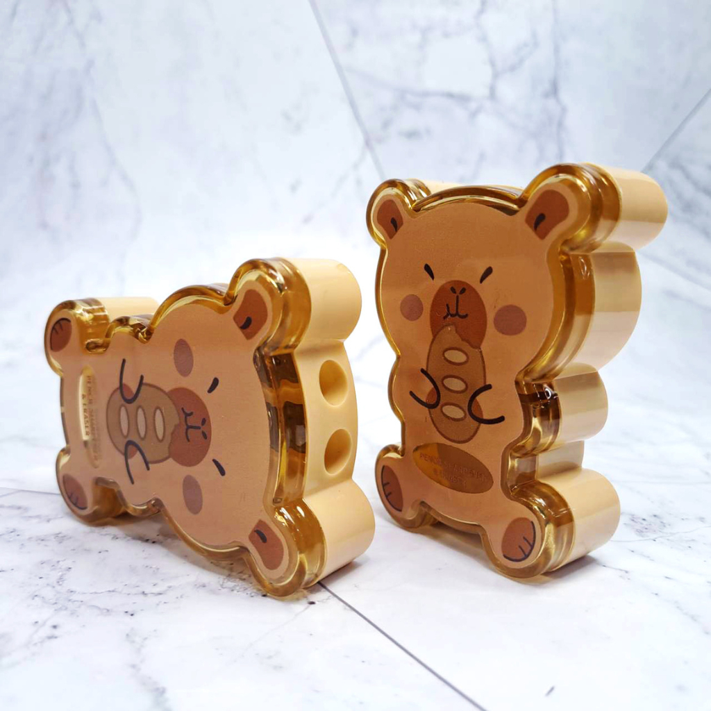 

Rautan dan Penghapus Capybara Fancy 205 – 2 Lubang | Set Karakter Lucu Multifungsi