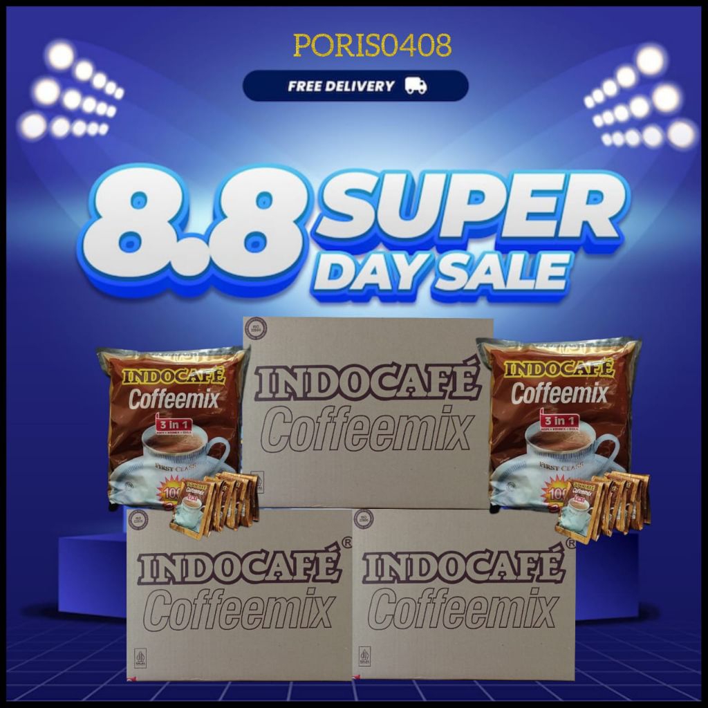 

[3 DUS] INDOCAFE COFFEEMIX (15 pak @100 sachet)