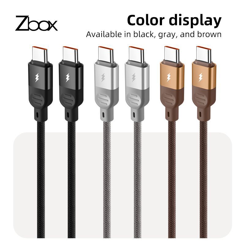 KABEL DATA ZBOX BRAIDED X2 / X3 (Type C to Type C) | (Type C To Iphone) | KABEL USB MURAH | KABEL DA