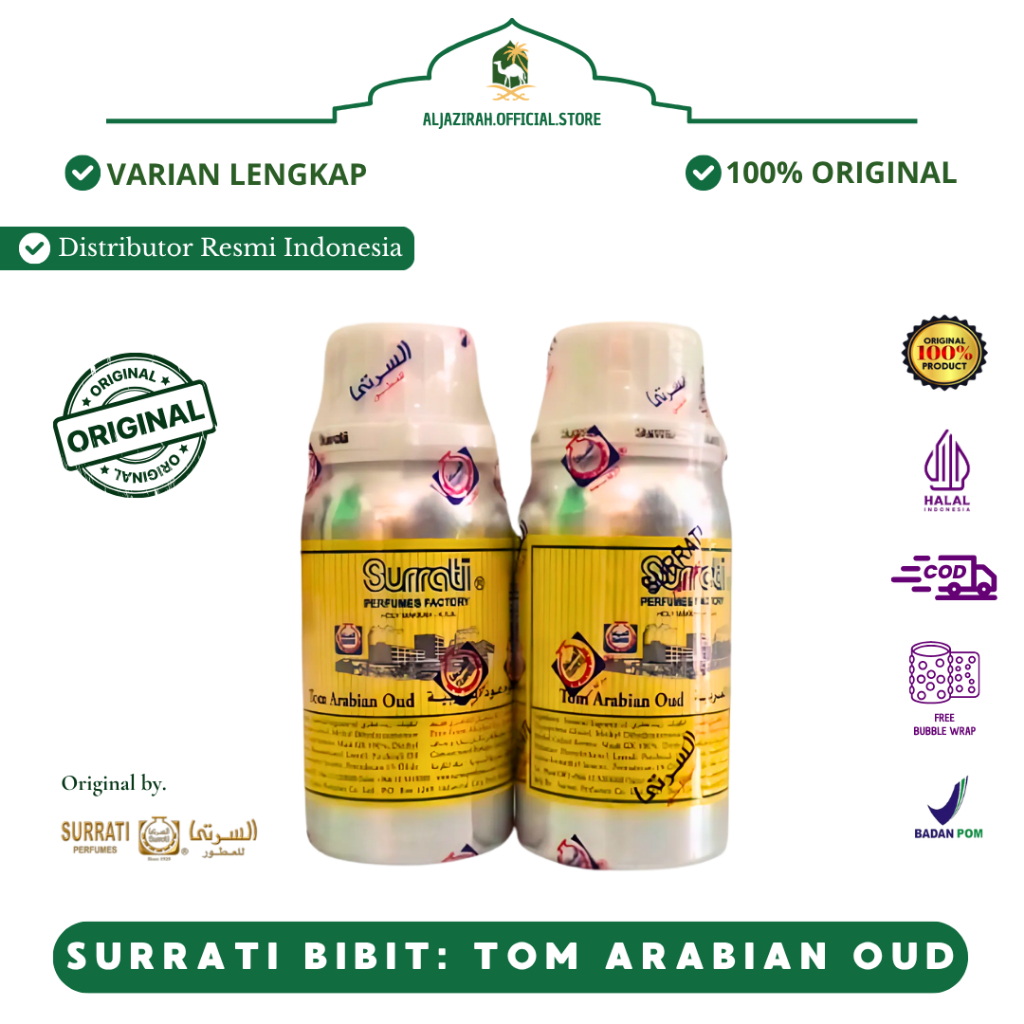 Parfum TOM ARABIAN OUD 100 Gr By Surrati I Surrati Parfumes