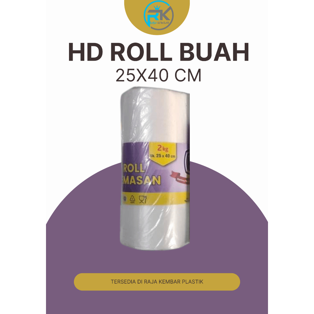 HD Roll Buah HD 25x40 CM/Roll Buah Panca Budi