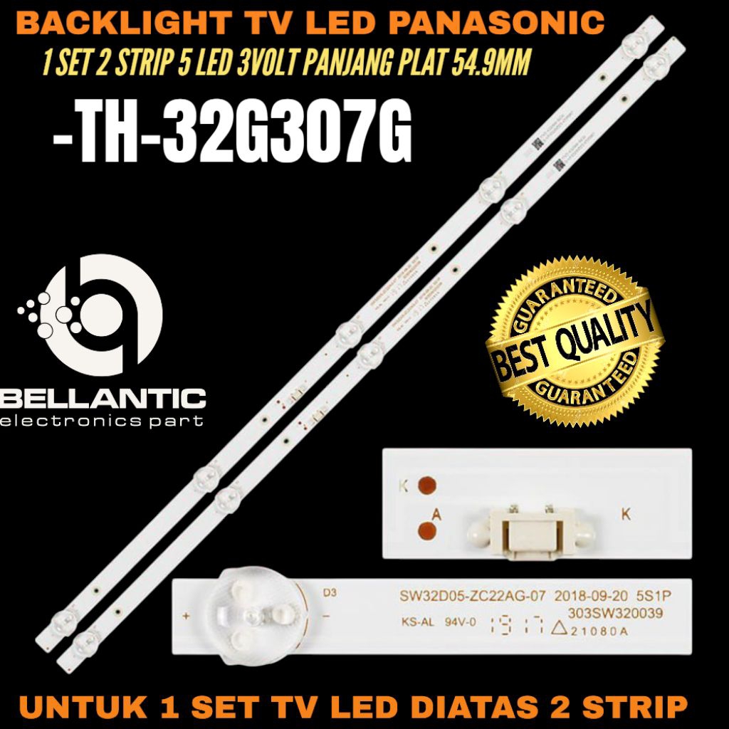 BACKLIGHT TV LED PANASONIC 32 INCH TH-32G307G BACKLIGHT TV LED PANASONIC