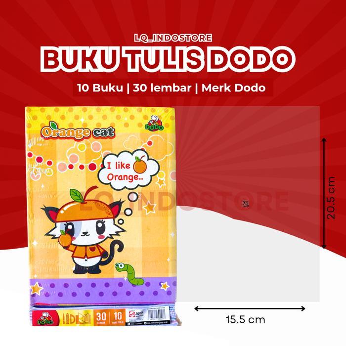 

BUKU TULIS VARIAN PAPERLIN , SIDU, OKEY, DODO10 BUKU