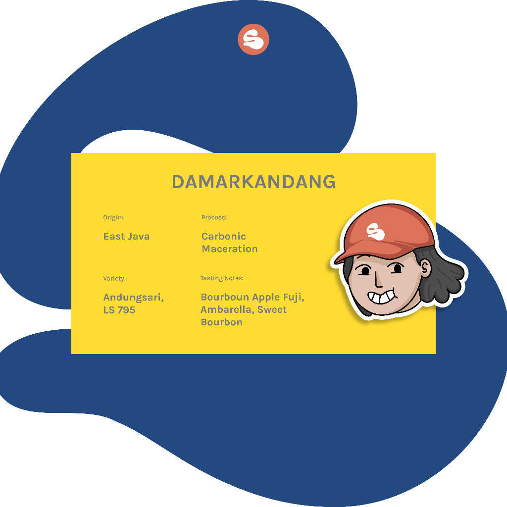 

Biji Kopi Arabika Damarkandang Carbonic Maceration