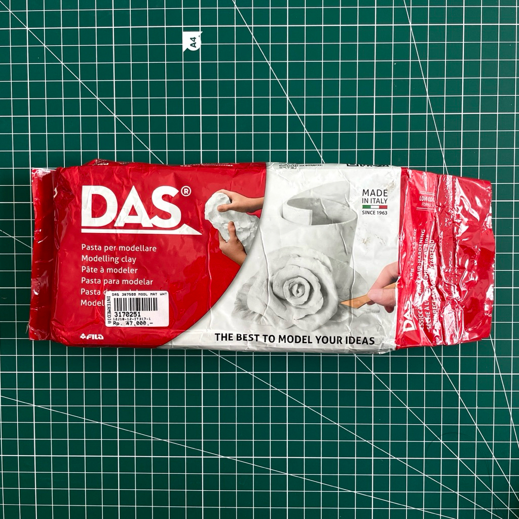 DAS Modelling Clay 1 KG in White/Blanco