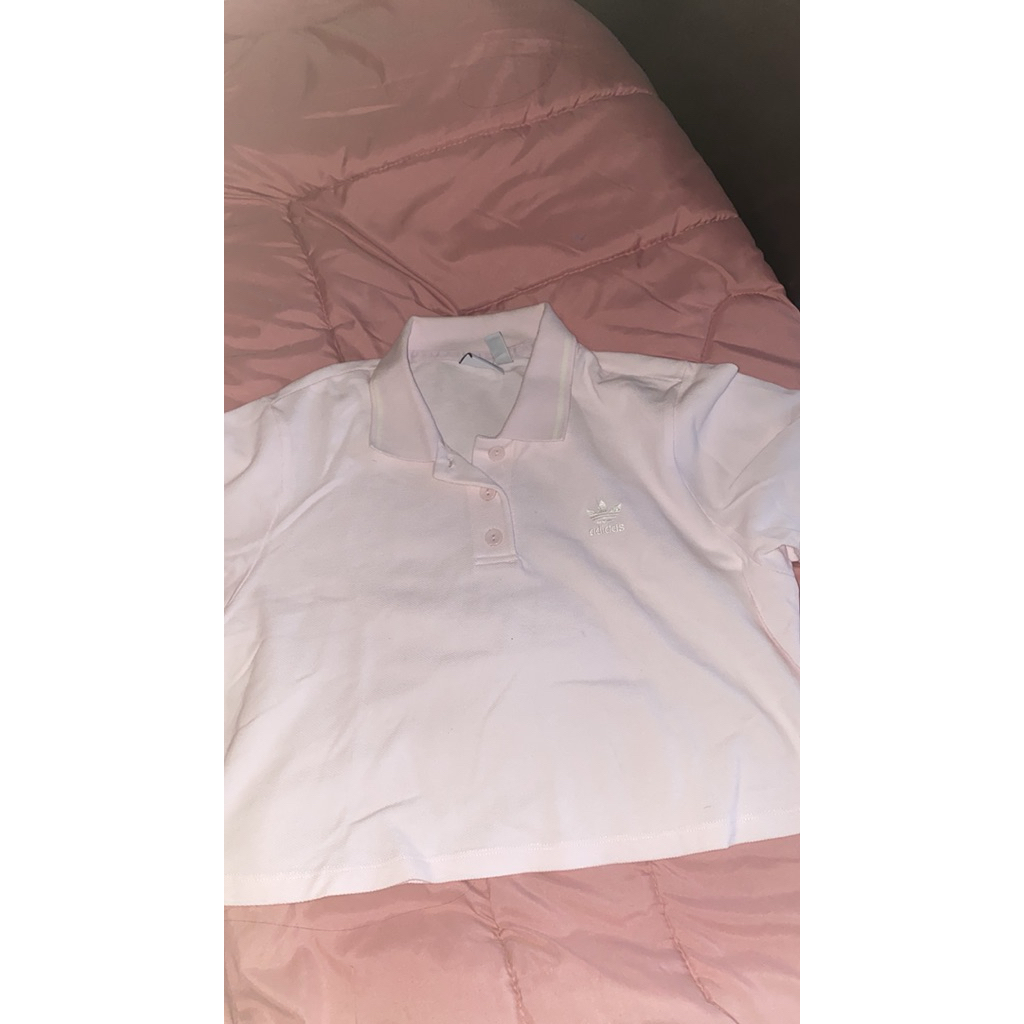 polo crop adidas