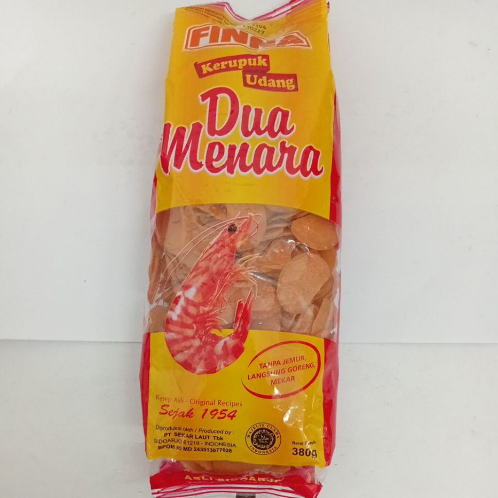 

FINNA - KERUPUK UDANG DUA MENARA 380g