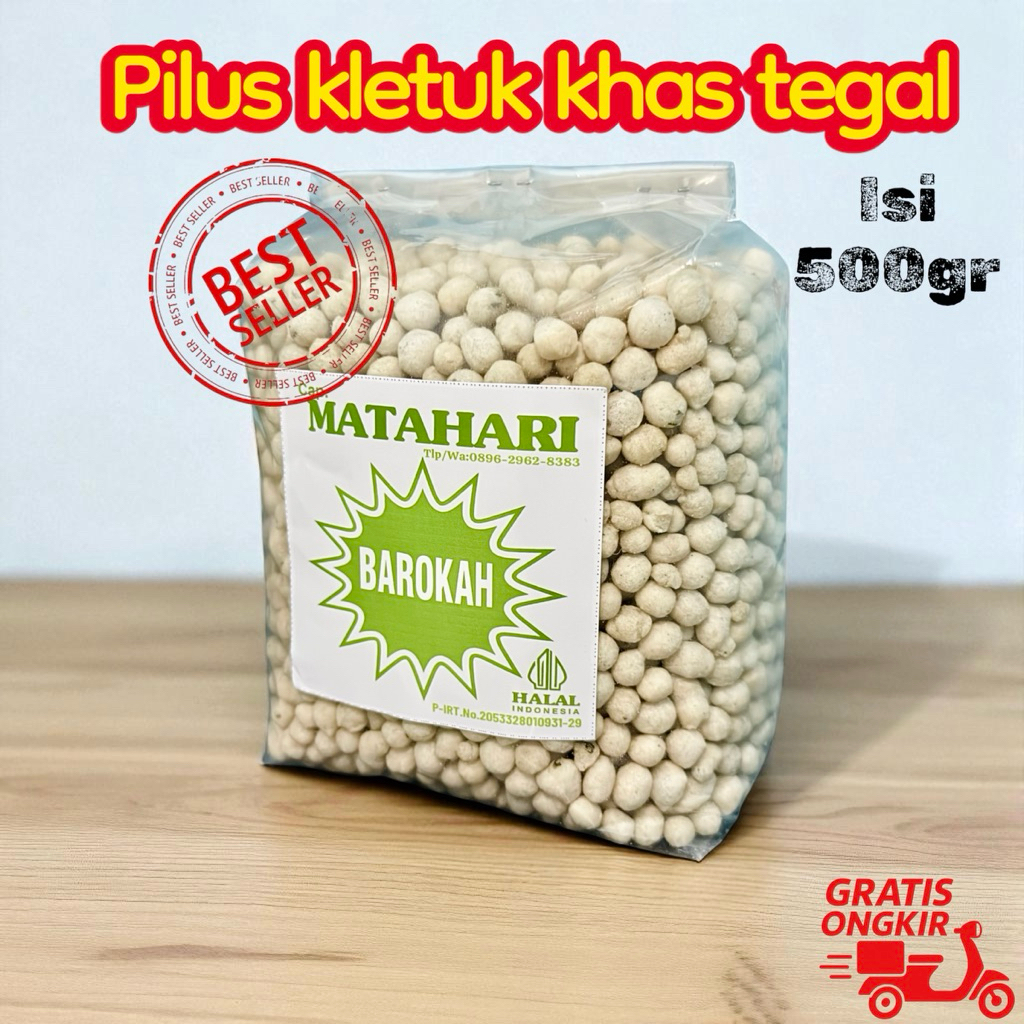 

pilus kletuk khas tegal butiran kecil isi 500gr