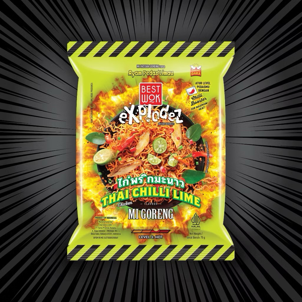 

BEST WOK THAI CHILLI LIME MI GORENG INSTAN AYAM PEDAS LIMAU