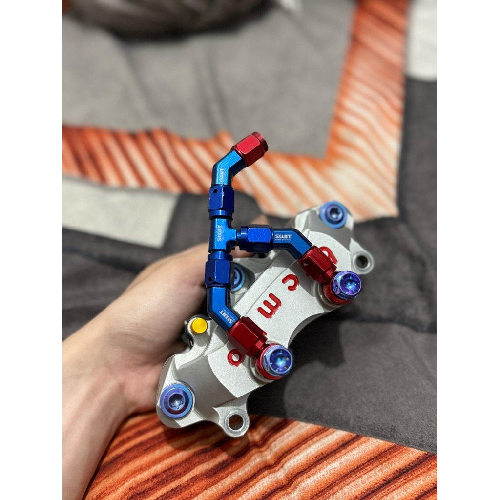 kaliper brembo 2pin 4 piston thailand old+fitting swit ori Thailand