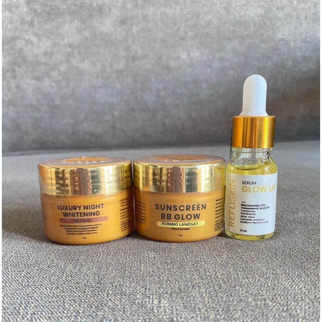 NIGHT LUXURY + SUNSCREEN NB GLOW + SERUM GLOWUP