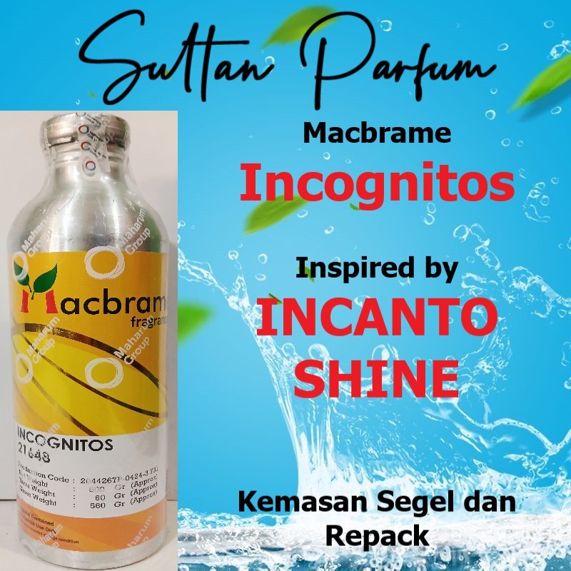INCOGNITOS by Parfex Bibit Parfum INCANTO SHINE