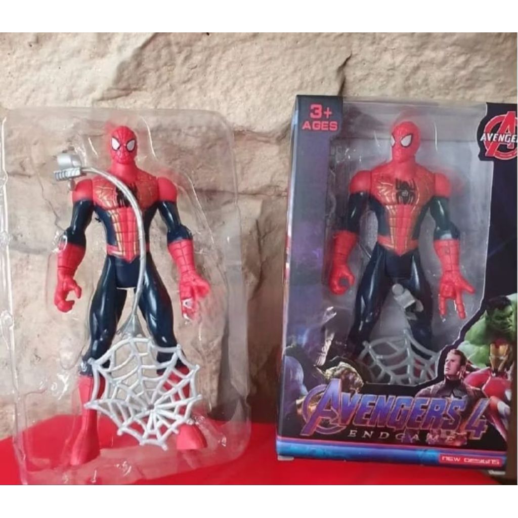 mainan action figure spiderman