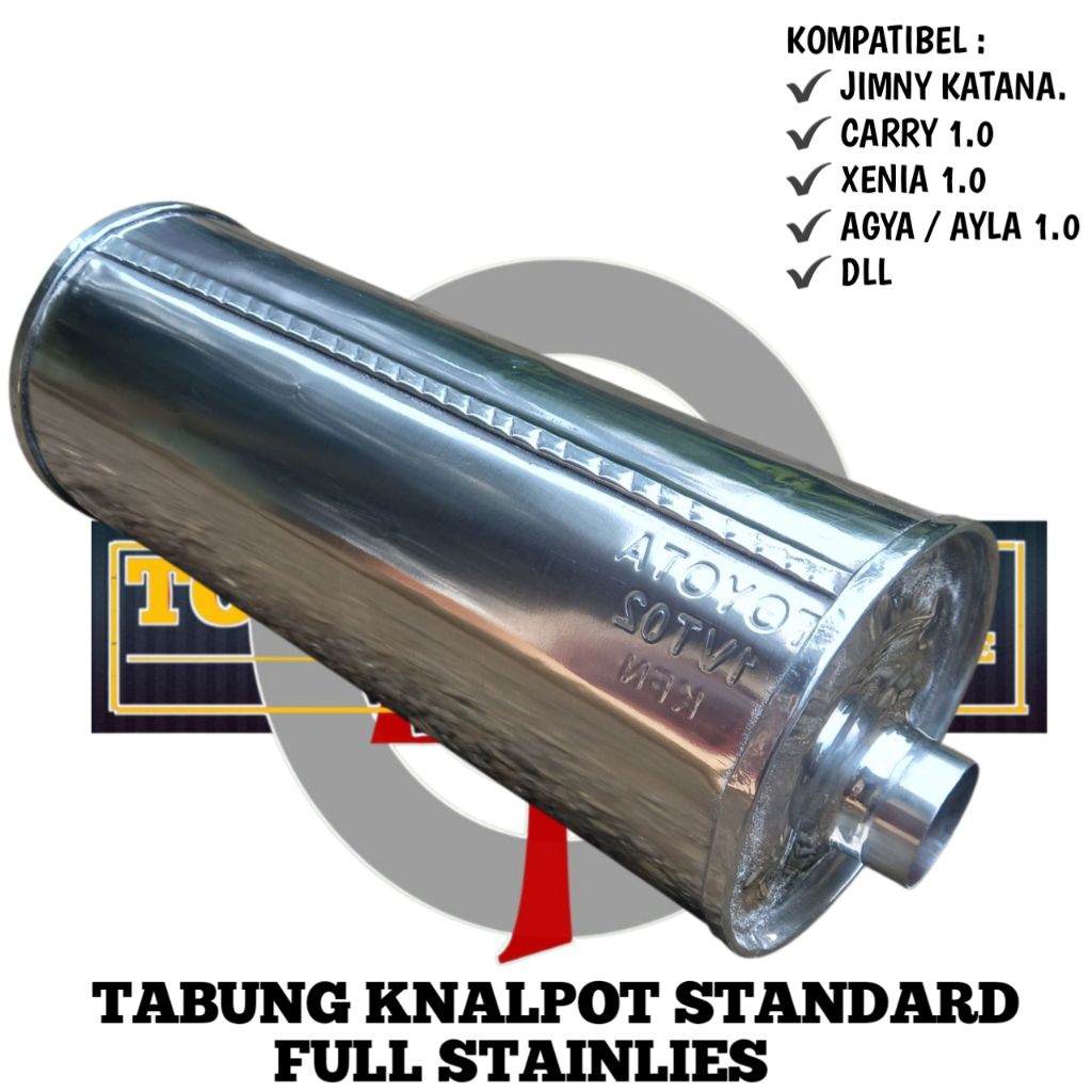 KNALPOT STANDARD SUZUKI JIMNY KATANA, CARRY 1.0 XENIA, AGYA/AYLA 1.0