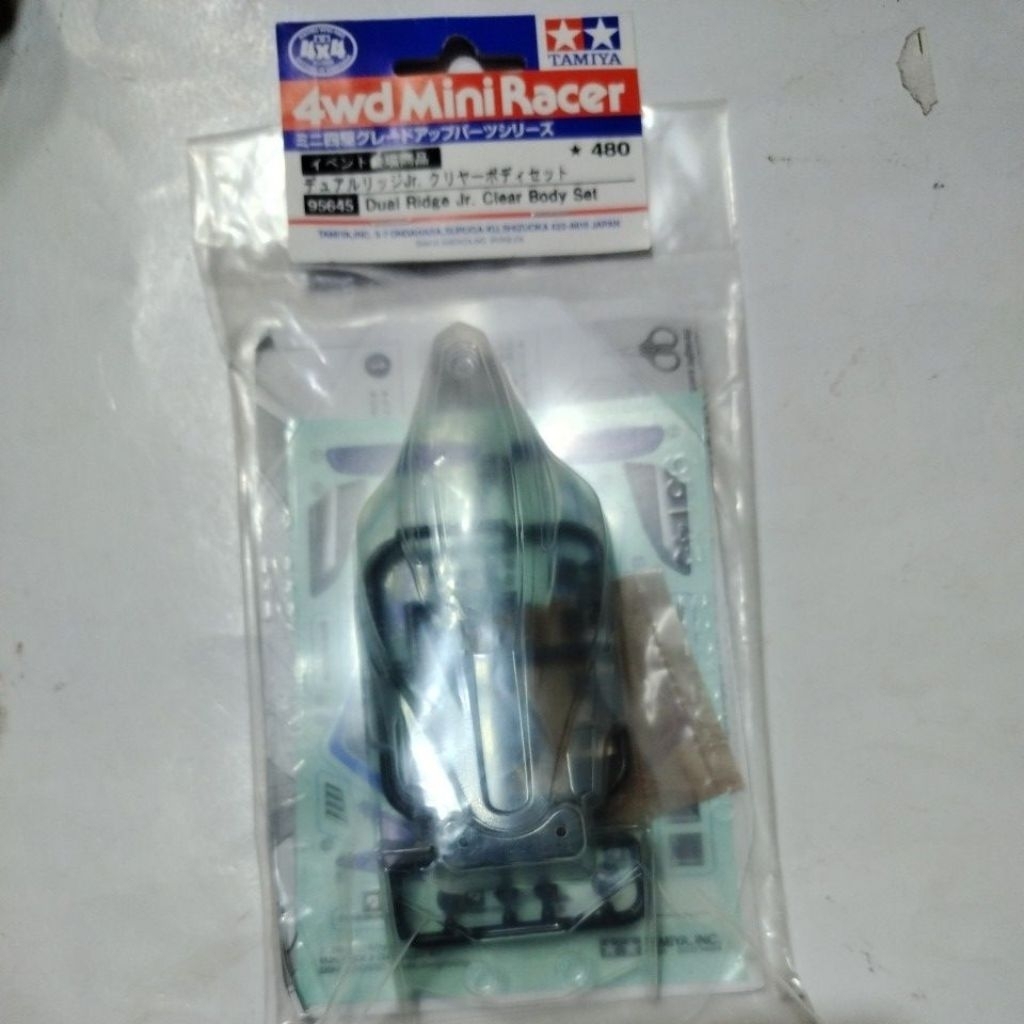 tamiya 95645  dual ridge jr.clear body set