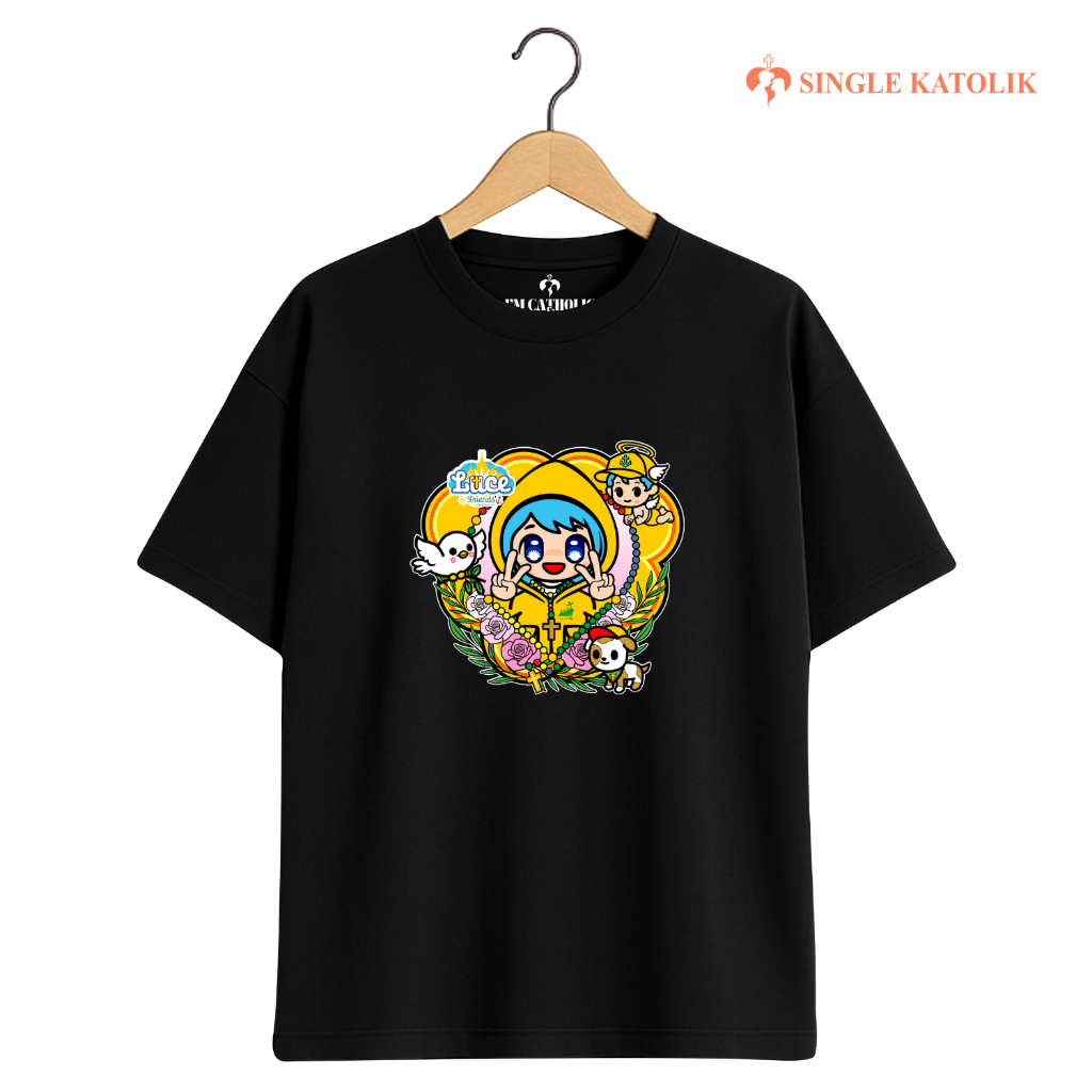 LUCE (Versi 4) - LUCE & FRIENDS - TAHUN YUBILEUM 2025 [OVERSIZED] - Kaos Rohani  - Katun premium 100