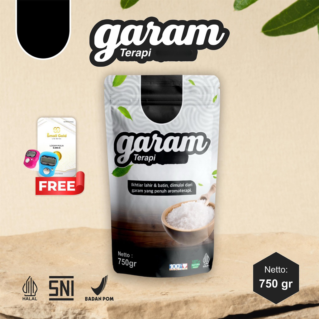 

garam herbal relaksasi sehat aroma terapi serenity lavender 750gr free emas garam laut murah