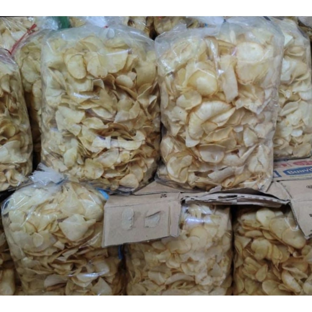 

Keripik Singkong jadul 1ball isi kurang lebih 1kg