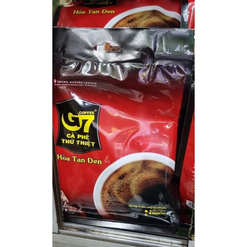

g7 trung nguyen blackcoffee 24bungkus X 100sachet