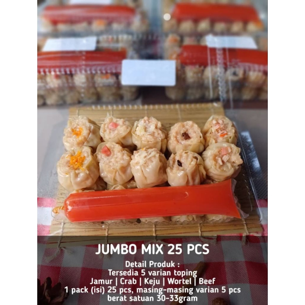 

Dimsum Jumbo Mix Isi 25 Pcs