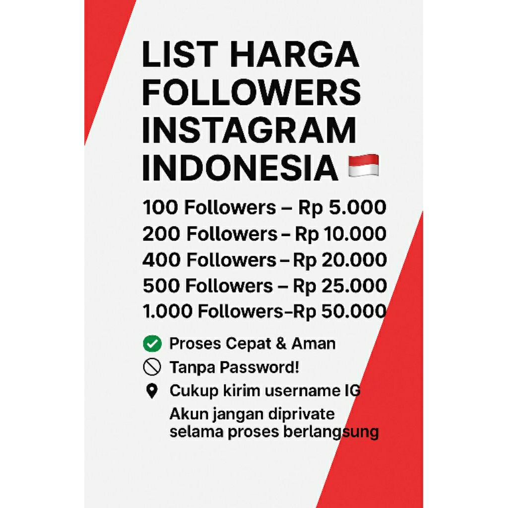 Instagram Followers Indonesia
