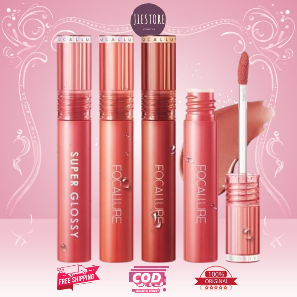 Focallure Jelly Clear Dewy Lip Tint / Glossy Tint / Lip Gloss / Lipstick