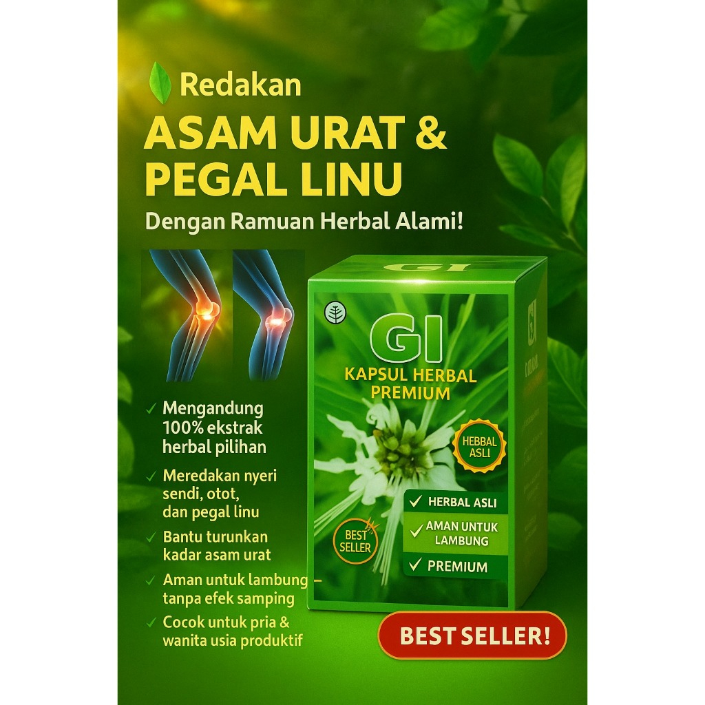

Herbal Alami ramuan tradisional hijau kapsul
