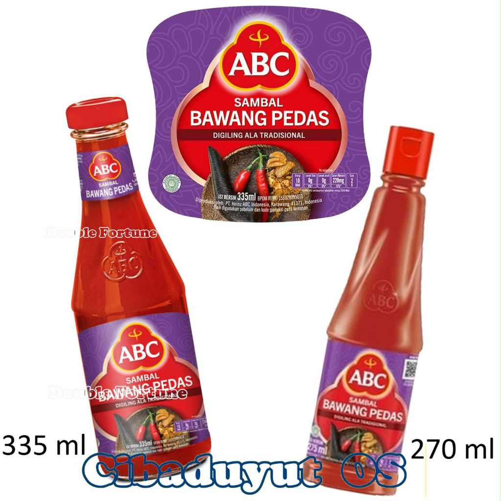

ABC SAMBAL BAWANG PEDAS 275ml / 335ml SAUS CABAI INSTAN SIAP PAKAI