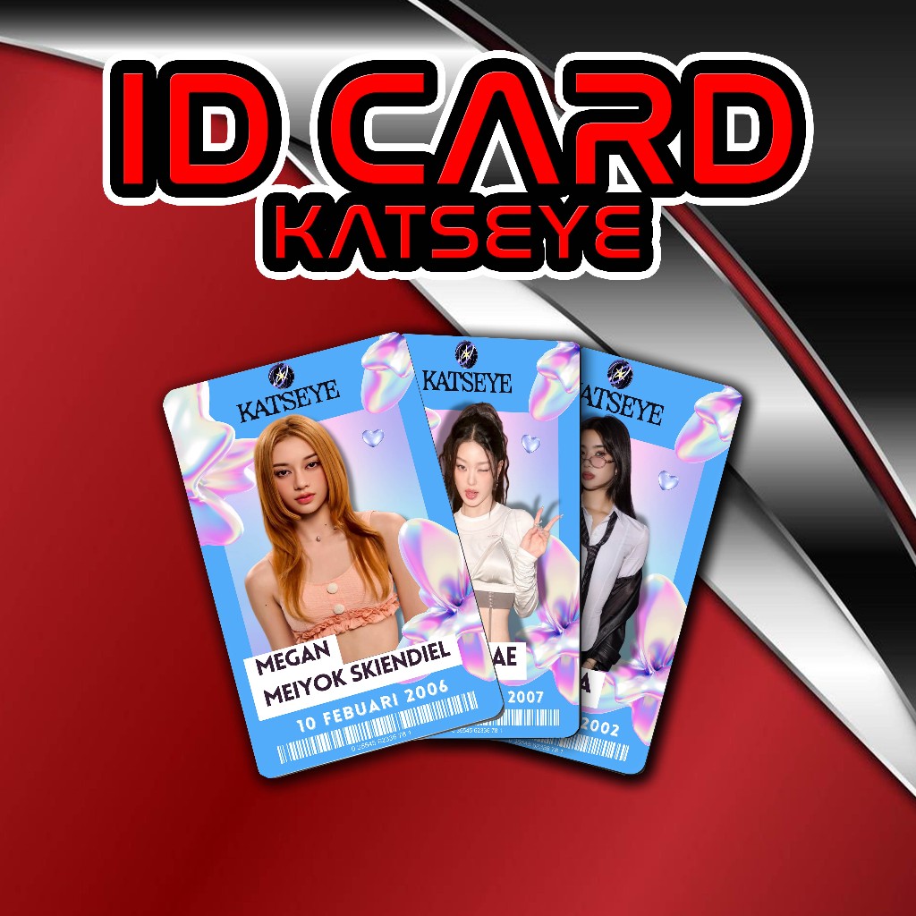 

ID CARD PVC MEMBER KPOP KATSEYE PREMIUM