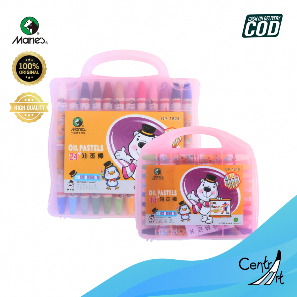 

Maries oil pastels 18 warna dan 24 warna